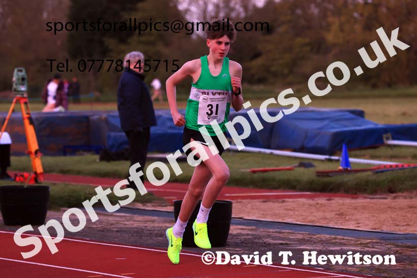 1500 metres, 2024 NEGP 1, Monkton Stadium, Jarrow. Photo: David T. Hewitson/Sports for All Pics